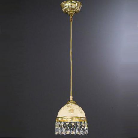 Подвесной светильник, L. 6306/16,  золото/бежевый Reccagni Angelo (Рекани Анжело)