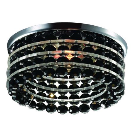 Встраиваемый/точечный светильник коллекция Pearl round, 369445, хром/хрусталь Novotech (Новотех)
