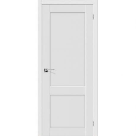 Дверь межкомнатная ПВХ коллекция Porta, Порта-1, 1900х600х40 мм., глухая, Белый (П-23)