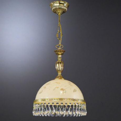 Подвесной светильник, L. 6306/28,  золото/бежевый Reccagni Angelo (Рекани Анжело)