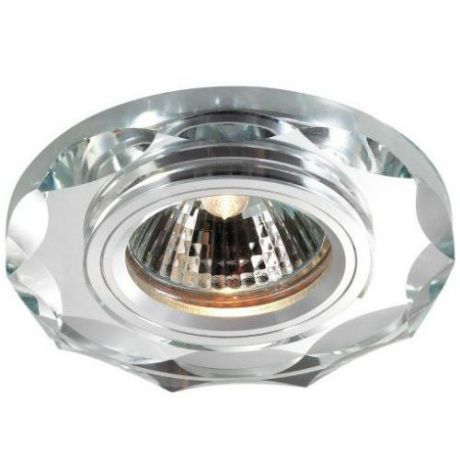 Встраиваемый/точечный светильник коллекция Mirror, 369762, алюминий/прозрачный Novotech (Новотех)