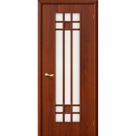 Дверь межкомнатная ламинированная, коллекция 10, 16С, 2000х700х40 мм., остекленная, СТ-Матовое, ИталОрех (Л-11)