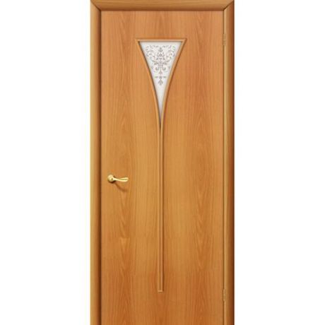 Дверь межкомнатная ламинированная, коллекция 10, 3Х, 2000х400х40 мм., остекленная, СТ-Худ, МиланОрех (Л-12)
