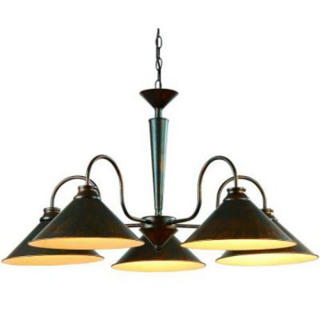 Люстра потолочная коллекция Cone, A9330LM-5BR, коричневый Arte Lamp (Арте Ламп)