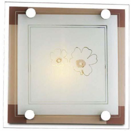 Настенно-потолочный светильник коллекция Boxa, 1210, хром/белый Sonex (Сонекс)