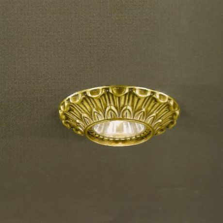 Встраиваемый/точечный светильник коллекция Spot 1077 Bronzo, бронза Reccagni Angelo (Рекани Анжело)