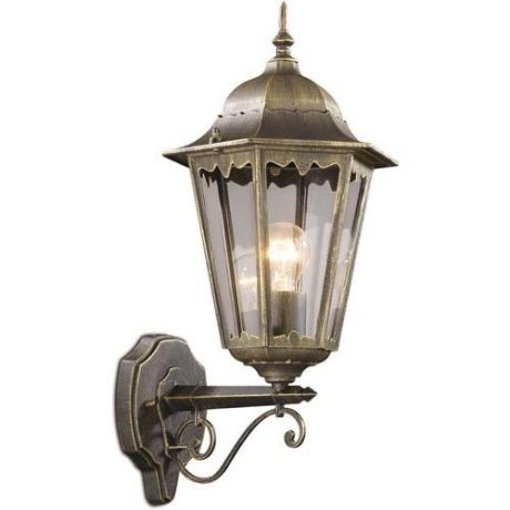 Уличный светильник настенный коллекция Lano, 2319/1W, бронза/прозрачный Odeon light (Одеон лайт)