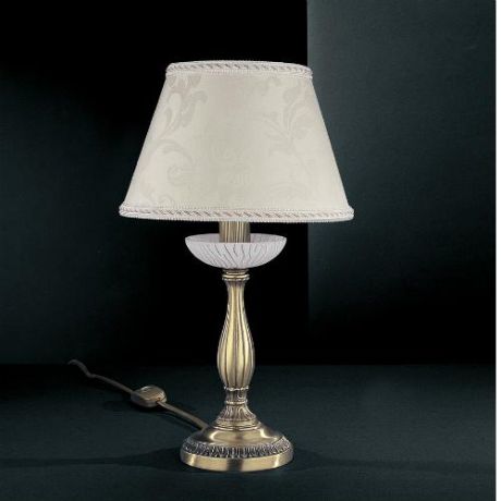Настольная лампа, P. 5400 P, бронза/белый Reccagni Angelo (Рекани Анжело)
