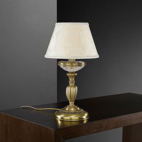 Настольная лампа, P. 6405 P, бронза/белый Reccagni Angelo (Рекани Анжело)