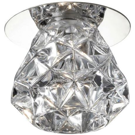 Точечный светильник коллекция Crystal, 369673, хром/хрусталь Novotech (Новотех)