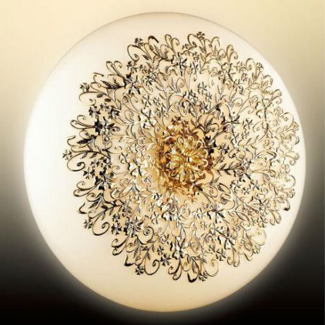 Настенно-потолочный светильник коллекция Palmira, 2677/6C, золото/белый Odeon light (Одеон лайт)
