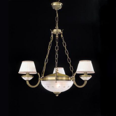 Подвесной светильник, L. 4660/3+2, бронза/белый Reccagni Angelo (Рекани Анжело)