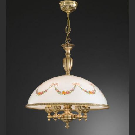 Подвесной светильник, L. 8000/38, бронза/белый Reccagni Angelo (Рекани Анжело)
