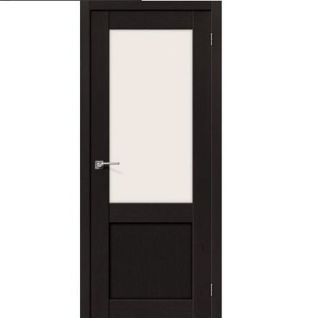 Дверь межкомнатная эко шпон коллекция Porta, Порта-2, 2000х800х40 мм., остекленная, СТ-Magic Fog, Eterno