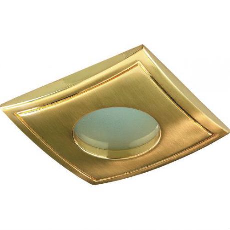 Встраиваемый/точечный светильник коллекция Aqua, 369308, золото Novotech (Новотех)