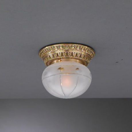 Потолочный светильник, PL. 7824/1, золото/белый Reccagni Angelo (Рекани Анжело)