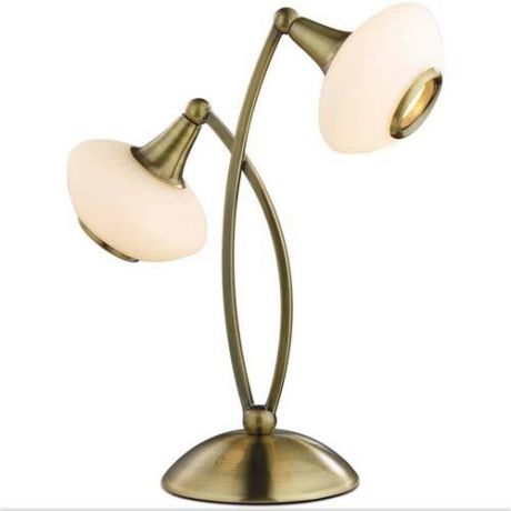 Настольная лампа коллекция Valle, 2054/2T, бронза/белый Odeon light (Одеон лайт)