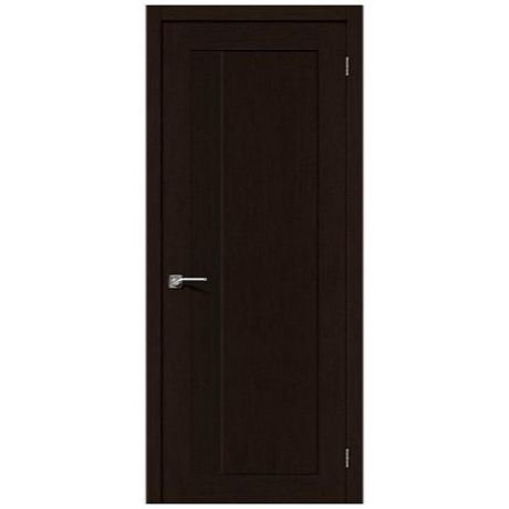 Дверь межкомнатная шпонированная коллекция Комфорт, М-1, 2000х600х40 мм., глухая, венге люкс (Ф-07)