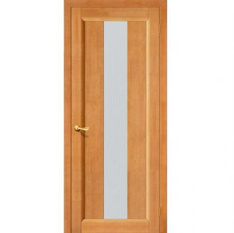 Дверь межкомнатная из массива Классическая, Вега-18, 2000х800х40, остекленная, СТ-Кризет, Светлый Орех (Т-30)