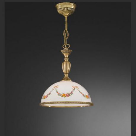 Подвесной светильник, L. 8000/28, бронза/белый Reccagni Angelo (Рекани Анжело)