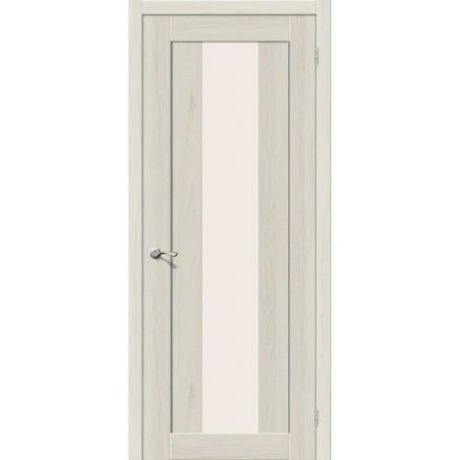 Дверь межкомнатная эко шпон коллекция Legno, MG1, 2000х900х40 мм., остекленная, CT-Magic Fog, alu Luce