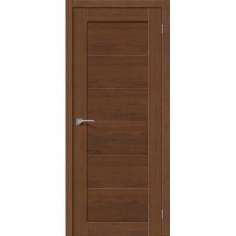 Дверь межкомнатная эко шпон коллекция Legno, M5, 2000х400х40 мм., глухая, Marrone Melinga