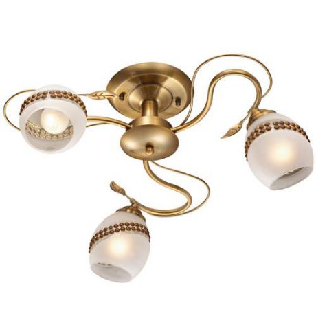 Потолочный светильник коллекция Kika, 2459/3, бронза/белый Odeon light (Одеон лайт)