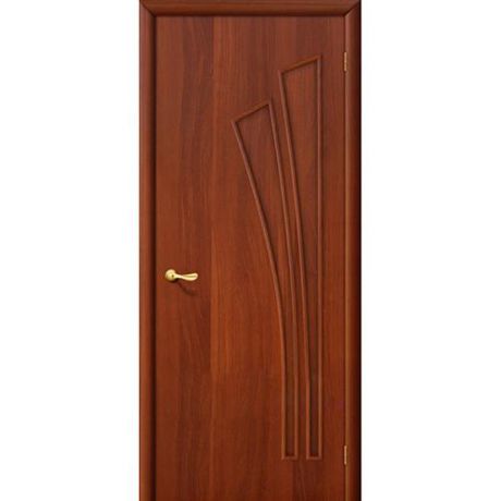 Дверь межкомнатная ламинированная, коллекция 10, 4Г, 1900х600х40 мм., глухая, ИталОрех (Л-11)