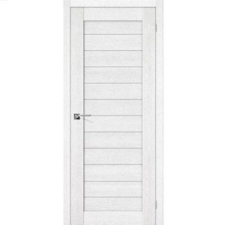 Дверь межкомнатная эко шпон коллекция Porta, Порта-21, 2000х600х40 мм., глухая, Argento