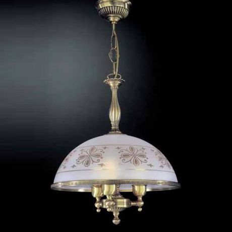 Подвесной светильник, L. 6002/38,  бронза/белый Reccagni Angelo (Рекани Анжело)