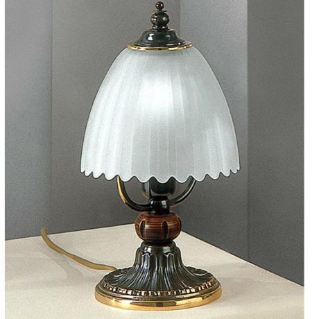 Настольная лампа, P. 3510, бронза/белый Reccagni Angelo (Рекани Анжело)