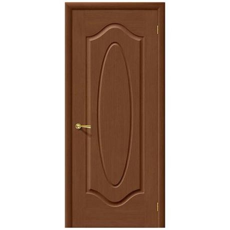 Дверь межкомнатная шпонированная коллекция Комфорт, Аура, 2000х700х40 мм., глухая, орех (Ф-12)