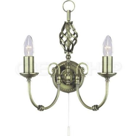 Светильник настенный бра коллекция Zanzibar, A8392AP-2AB, бронза Arte Lamp (Арте Ламп)