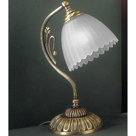 Настольная лампа, P. 2520, бронза/белый Reccagni Angelo (Рекани Анжело)
