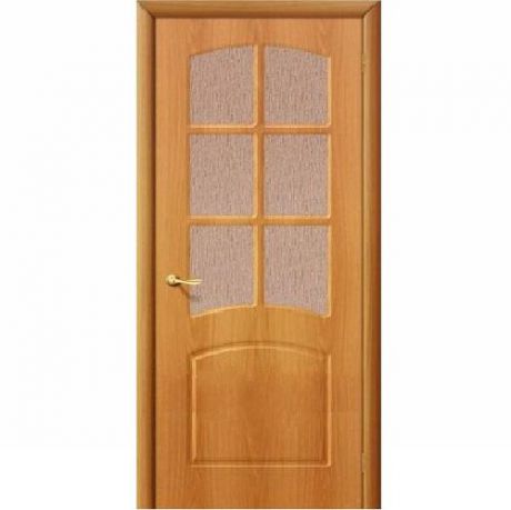 Дверь межкомнатная ПВХ коллекция Start, Кэролл, 2000х900х40 мм., остекленная, СТ-118, МиланОрех (П-12)