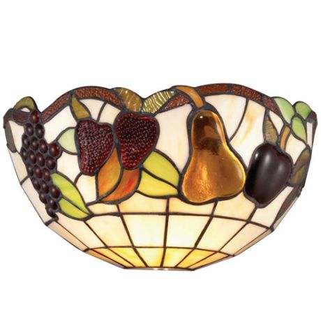 Светильник настенный бра коллекция Garden, 2525/1W, коричневый/разноцветный Odeon light (Одеон лайт)