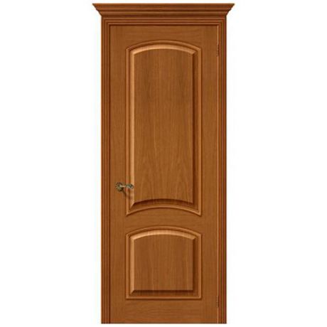 Дверь межкомнатная шпонированная коллекция Комфорт, Капри-3 Люкс, 2000х800х40 мм., глухая, золотой орех (Д-24)