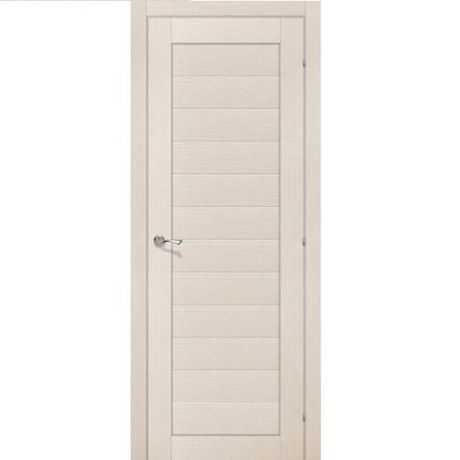 Дверь межкомнатная эко шпон коллекция Pronto, M13, 2000х400х40 мм., левая, глухая, Bianco