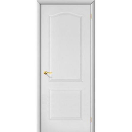 Дверь межкомнатная ламинированная, коллекция 10, Палитра, 2000х600х40 мм., глухая, белый (Л-23)