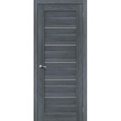 Дверь межкомнатная эко шпон коллекция Legno, VP5, 2000х400х40 мм., остекленная, CT-Ash Grey, Ego