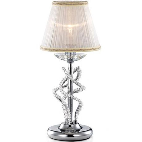 Настольная лампа коллекция Alta, 2611/1, хром/белый/хрусталь Odeon light (Одеон лайт)
