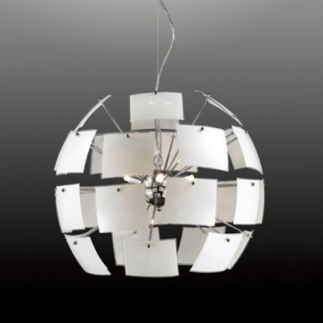 Подвесной светильник коллекция Vorm, 2655/6, хром/белый Odeon light (Одеон лайт)
