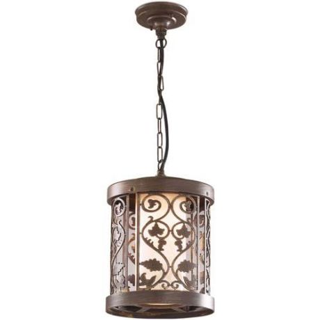 Уличный подвесной светильник коллекция Kordi, 2286/1, коричневый/белый Odeon light (Одеон лайт)