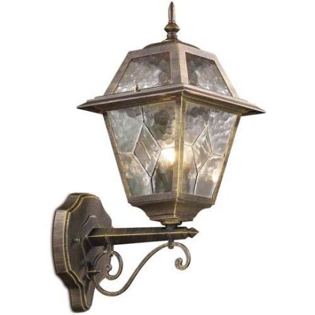 Уличный светильник настенный коллекция Outer, 2315/1W, бронза/прозрачный Odeon light (Одеон лайт)