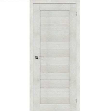 Дверь межкомнатная эко шпон коллекция Porta, Порта-21, 2000х400х40 мм., глухая, Bianco Veralinga
