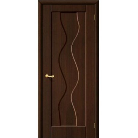 Дверь межкомнатная ПВХ коллекция Start, Вираж, 1900х600х40 мм., глухая, Венге (П-13)