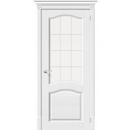 Дверь межкомнатная RIF-массив, Франческо, 2000х900х40, остекленная, СТ-Полимер, Зефир (Т-17)