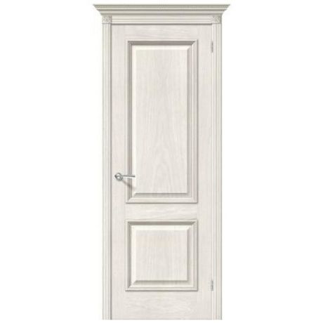 Дверь межкомнатная шпонированная коллекция Элит, Шервуд, 2000х900х40 мм., глухая, белая патина (Д-23)
