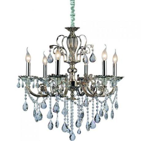Люстра потолочная коллекция Versailles, A3010LM-6SB, серебро/хрусталь Arte Lamp (Арте Ламп)
