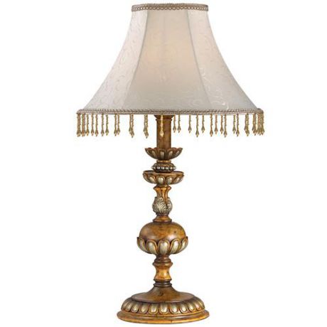 Настольная лампа коллекция Ruffin, 2455/1T, коричневый/белый Odeon light (Одеон лайт)